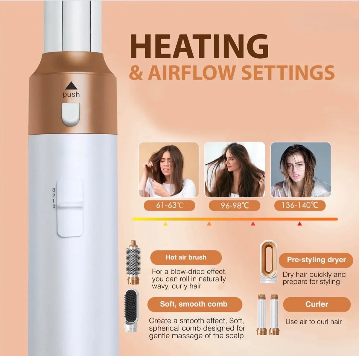 HAIRSTYLER 5 NË 1 – ALTERNATIVA PREMIUM NR. 1 E DYSON 1000W