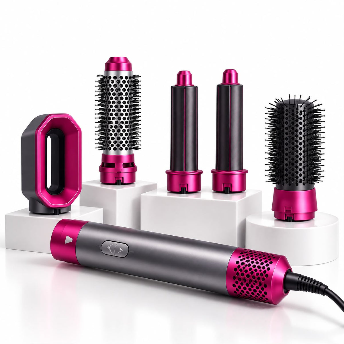 5 në 1 Hair Styler & Dryer – Tharëse dhe Stilues për Flokë
